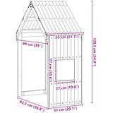Krov za dječji krevet voštano smeđi 55 x 99 x 139,5 cm borovina | shoptok.hr