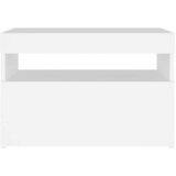 TV ormarić s LED svjetlima bijeli 60x35x40 cm | shoptok.hr