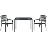  3-dijelni vrtni blagovaonski set antracit čelični | shoptok.hr