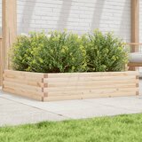 Maison Chic Vrtno cvetlično korito - Cvetlični Lonec 100x100x23 cm trdna borovina, (21788858) | Shoptok.si