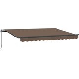 vidaXL Retraktilna tenda Taupe 3,5 x 2 m blago, (5000252546) | Shoptok.si