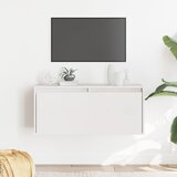 Maison Chic Stenska omarica - Zidna omarica bela 80x30x35 cm trdna borovina iu220, (22062726) | Shoptok.si