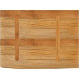 Stolna Mizna plošča z naravnim robom 70x60x3,8 cm trden mangov les, (21412103) | Shoptok.si