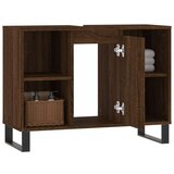 vidaXL ormarić za umivaonik smeđa boja hrasta 80x33x60 cm drveni | shoptok.hr