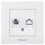 Panasonic Priključnica bela 1M telefonska CAT3 RJ11 WKTC0402-2WH EU4 Karre Plus Cene