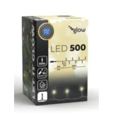 500 led žaruljica toplo bijele, zelena žica/ 25 metara IP 44