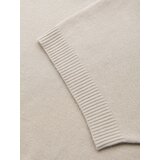 Ombre Men's buttonless polo shirt with classic weave - light grey | Shoptok.si