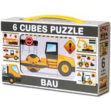 Mađarski proizvođač Mini pravljična kocka z delovnimi stroji 6 kosov - D-toys Cene