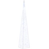  Akrilni ukrasni stožac s LED svjetlima plavi 60 cm | shoptok.hr