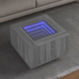 vidaXL Stolić za kavu LED boja hrasta 60x60x40 cm konstruirano drvo | shoptok.hr