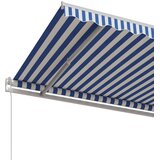 Tenda na automatsko uvlačenje 400 x 350 cm plavo-bijela | shoptok.hr