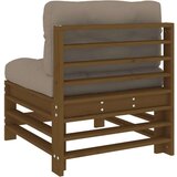  Srednja sofa od masivne borovine s jastucima boja meda | shoptok.hr