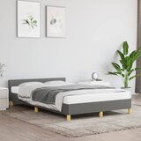 Furnova Posteljni okvir brez vzmetnice temno siva 120x190 cm blago, (21935951) Cene