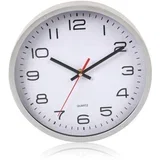 stenska ura 24,5cm s srebrnim robom
