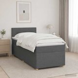  Boxspring krevet s madracem Tamnosiva 90 x 200 cm Tkanina 90 x 200 x 100.5 cm | shoptok.hr