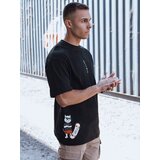 DStreet T-shirt męski z nadrukiem czarny Cene