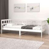  Dnevna postelja bela trdna borovina 90x190 cm, (20647146) | Shoptok.si