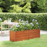 vidaXL Povišena vrtna gredica boja hrđe 160 x 40 x 45 cm čelik COR-TEN Cijene