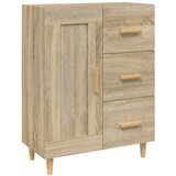Maison Chic Komoda - Predalnik sonoma hrast 69,5x34x90 cm konstruiran les, (21717210) | Shoptok.si