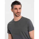 Ombre Men's classic cotton BASIC T-shirt - graphite | Shoptok.si