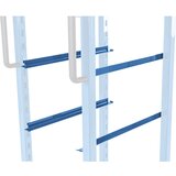 eurokraft pro Vodila CustomLine, dolžina 618 mm, DE 2 kosa, svetlo modre barve RAL 5012 | Shoptok.si