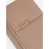 Shelvt Small beige women's faux leather wallet | shoptok.hr