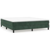 The Living Store Box spring postelja z vzmetnico temno zelena 180x200 cm žamet - Box Spring Postelja, (21488974) | Shoptok.si