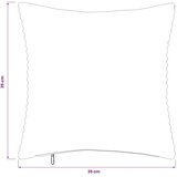 Presvlaka za jastuk 6 pcs HEERLEN Žuta 35 x 35 cm Kord - Žuta 35 x 35 cm 6 | shoptok.hr