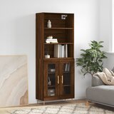 The Living Store Visoka komoda rjav hrast 69,5x34x180 cm inženirski les - Visoka Omara, (21435485) Cene