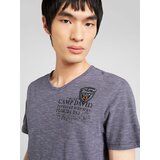 CAMP DAVID Majica marine / temno oranžna / črna / bela | Shoptok.si