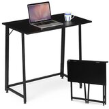 ModernHome sklopivi računalni stol 80 × 45 cm za laptop – crni | shoptok.hr