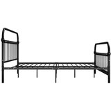 vidaXL Okvir za krevet crni metalni 180 x 200 cm | shoptok.hr