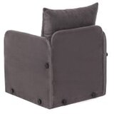 Atelier Del Sofa fotelja na razvlačenje saga single grey