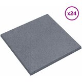  Ploče za zaštitu od padova 24 pcs Siva 50 x 50 cm Guma | Eponuda.com