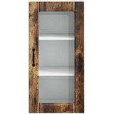 Zidni stakleni ormarić Dimljeni hrast 40 x 31 x 80 cm | shoptok.hr