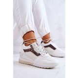 Kesi Women's Sneakers On Wedge Cross Jeans JJ2R4028C White Cene