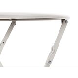 Bistro Stol Bež Ø 50 x 71 cm Čelik s prahom | shoptok.hr