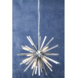 Premier Housewares Kovinska viseča svetilka s steklenim senčilom ø 75 cm Karlo – | Shoptok.si