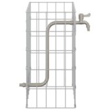vidaXL Gabionska Stebrička z Vodno Pipo 50x25x25 cm 304 Nerjaveče Jeklo | Shoptok.si