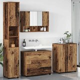 vidaXL Set namještaja za kupaonicu 4 pcs Staro drvo 30 x 35 x 192 cm Cijene