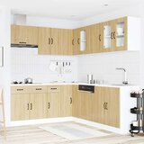  11-dijelni set kuhinjskih ormarića Kalmar konstruiranog drva | shoptok.hr