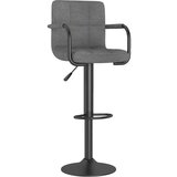 vidaXL Barski stolček svetlo sivo blago, (20968496) | Shoptok.si