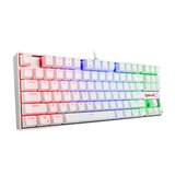 Redragon K552 KUMARA RGB GAMING MEHANSKA ŽIČNA TIPKOVNICA BELA - RDEČA STIKALA cene