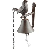 Zidno zvono od lijevanog željeza s motivom ptice Cutie Bird