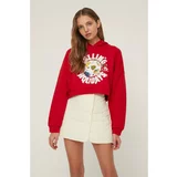 Trendyol Red The Minions Licensed Crop Knitted Sweatshirt