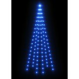  Božićno drvce na stijegu 108 LED žarulja plave 180 cm | shoptok.hr