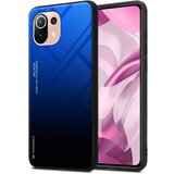 Cadorabo Ohišje, združljiv z Xiaomi v modri - črni - dvobarvni zaščitni pokrov iz silikona TPU in hrbta iz kaljenega stekla, (20595846) | Shoptok.si