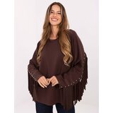 Factory Price Blouse-IT-BZ-21695.10-dark brown | Shoptok.si