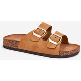 Boto Women's Cork Platform Sandals With Buckles Camel Livara | Shoptok.si
