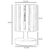 Opviq 8903-2 walnut table lamp | ePonuda.com